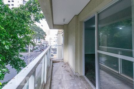 Varanda da Sala de apartamento para alugar com 4 quartos, 150m² em Moema , São Paulo