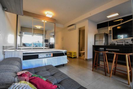 Sala de kitnet/studio à venda com 1 quarto, 34m² em Brooklin Paulista, São Paulo