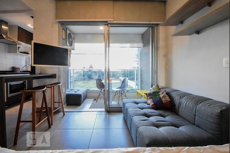 Sala de kitnet/studio à venda com 1 quarto, 34m² em Brooklin Paulista, São Paulo