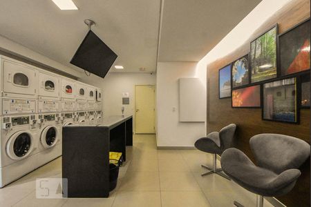 Studio à venda com 34m², 1 quarto e 1 vagaLavanderia