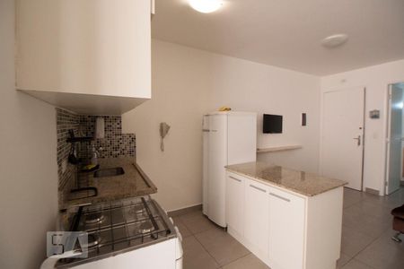 Cozinha de kitnet/studio para alugar com 1 quarto, 40m² em Consolação, São Paulo