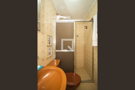 Banheiro de kitnet/studio para alugar com 1 quarto, 29m² em Centro Histórico, Porto Alegre