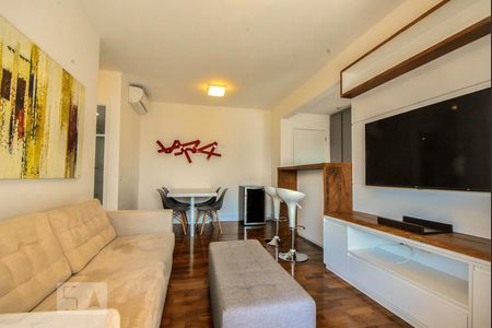 Sala de apartamento à venda com 2 quartos, 74m² em Vila Gertrudes, São Paulo