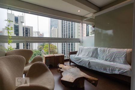 Varanda de apartamento para alugar com 2 quartos, 98m² em Cidade Monções, São Paulo