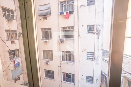 Sala vista da janela de apartamento para alugar com 1 quarto, 38m² em Centro, Rio de Janeiro