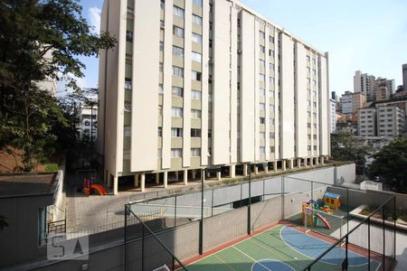 Vista Varanda gourmet sala de apartamento para alugar com 3 quartos, 95m² em Santo Antônio, Belo Horizonte