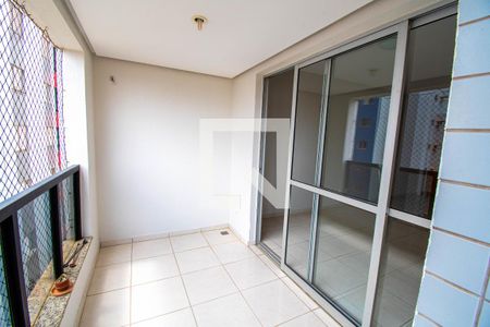 Varanda da sala de apartamento para alugar com 2 quartos, 86m² em Norte (águas Claras), Brasília