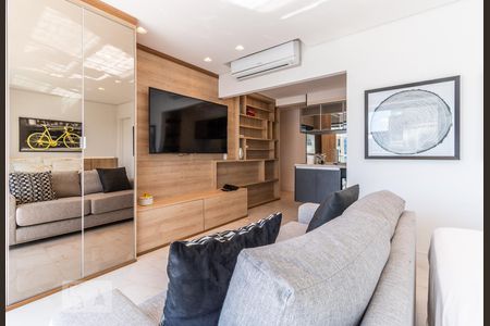 Studio Sala de apartamento para alugar com 1 quarto, 42m² em Pinheiros, São Paulo