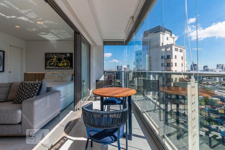 Varanda de apartamento para alugar com 1 quarto, 42m² em Pinheiros, São Paulo