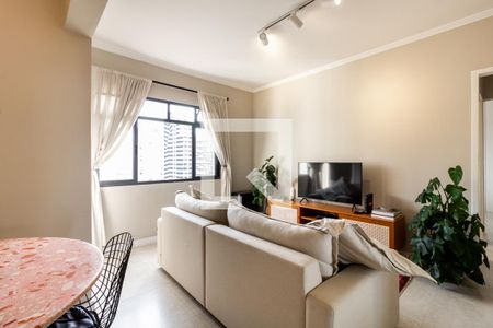 Sala de apartamento para alugar com 1 quarto, 43m² em Vila Nova Conceição, São Paulo