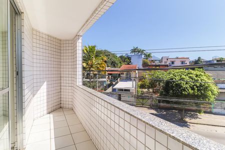 Varanda Quarto - Suíte de kitnet/studio para alugar com 1 quarto, 35m² em Curicica, Rio de Janeiro