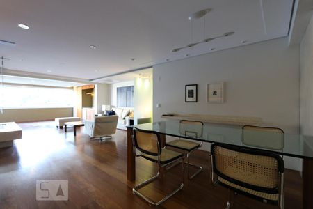 sala de apartamento para alugar com 2 quartos, 182m² em Paraíso do Morumbi, São Paulo