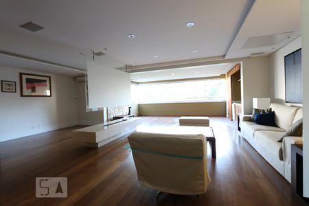 sala de apartamento para alugar com 2 quartos, 182m² em Paraíso do Morumbi, São Paulo