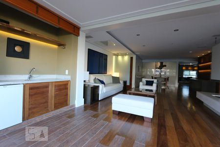 sala de apartamento para alugar com 2 quartos, 182m² em Paraíso do Morumbi, São Paulo