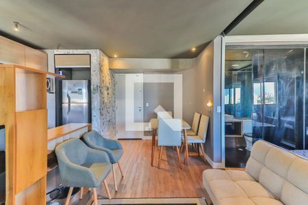 Studio - Sala e Quarto de apartamento para alugar com 1 quarto, 42m² em Vila Cruzeiro, São Paulo