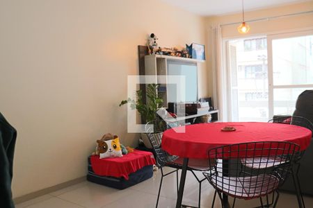 Sala jantar e estar de apartamento à venda com 1 quarto, 62m² em Centro, São Leopoldo
