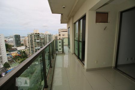 Varanda da Sala de apartamento para alugar com 2 quartos, 143m² em Jacarepaguá, Rio de Janeiro