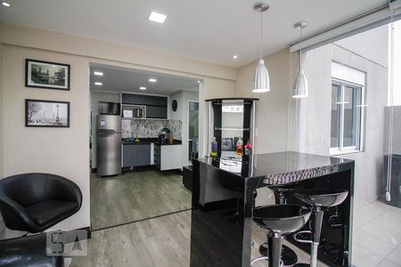 Apartamento à venda com 46m², 1 quarto e 1 vagaVaranda