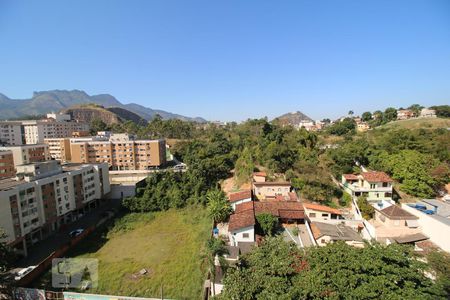 Vista do Quarto de apartamento para alugar com 1 quarto, 50m² em Pechincha, Rio de Janeiro