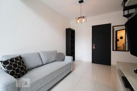 Sala de apartamento para alugar com 1 quarto, 53m² em Moema, São Paulo