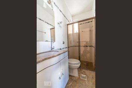 Banheiro de apartamento para alugar com 3 quartos, 63m² em Sagrada Família, Belo Horizonte