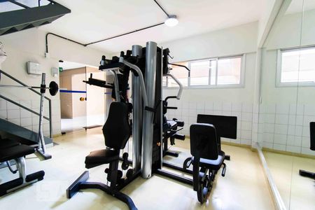 Apartamento para alugar com 37m², 1 quarto e 1 vaga Apartamento para alugar com 37m², 1 quarto e 1 vagaAcademia