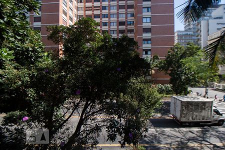 Vista do Quarto de apartamento para alugar com 1 quarto, 65m² em Higienópolis, São Paulo