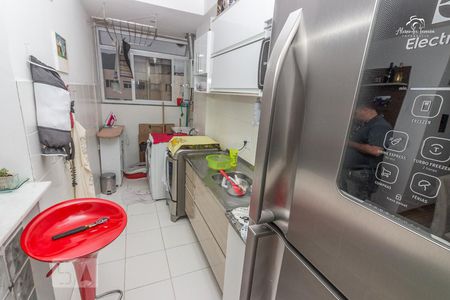 Cozinha de apartamento à venda com 2 quartos, 45m² em Vargem Pequena, Rio de Janeiro