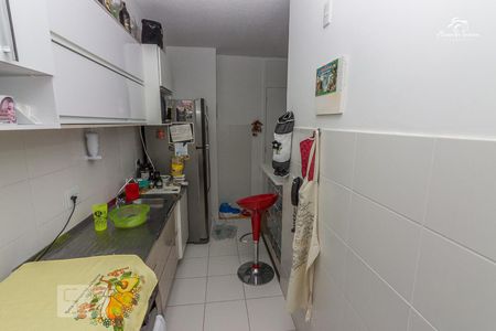 Cozinha de apartamento à venda com 2 quartos, 45m² em Vargem Pequena, Rio de Janeiro