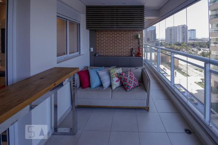 Varanda Gourmet de apartamento à venda com 2 quartos, 88m² em Barra Funda, São Paulo