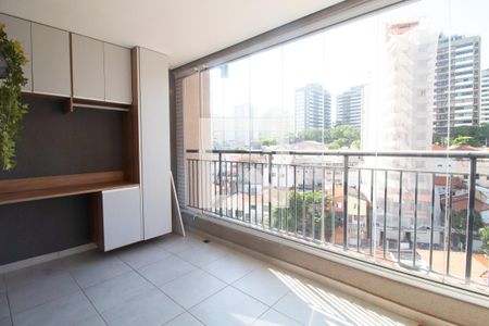 Varanda da Sala de apartamento para alugar com 2 quartos, 56m² em Vila Pompéia, São Paulo