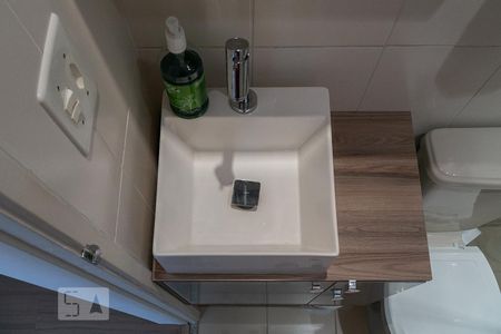 Detalhe do banheiro  de apartamento à venda com 3 quartos, 78m² em Vila Caraguatá, São Paulo