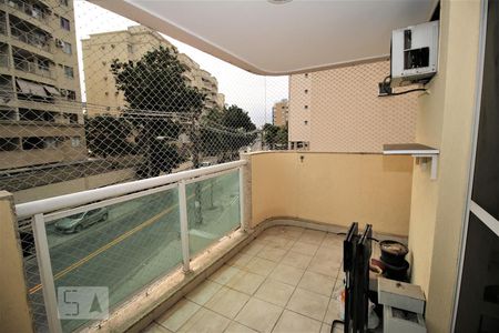 Varanda da Suíte de apartamento à venda com 2 quartos, 89m² em Pechincha, Rio de Janeiro