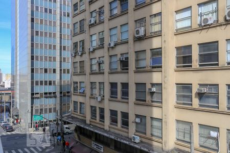 Vista da Varanda de kitnet/studio à venda com 1 quarto, 23m² em Centro, São Paulo