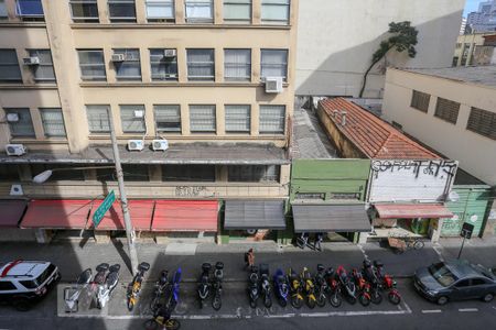 Vista da Varanda de kitnet/studio à venda com 1 quarto, 23m² em Centro, São Paulo