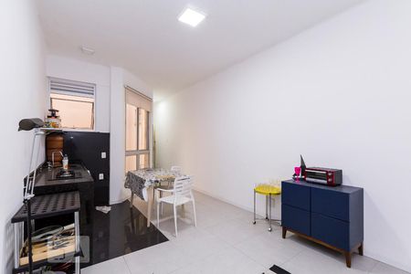 Sala/Cozinha de apartamento para alugar com 1 quarto, 41m² em Catete, Rio de Janeiro