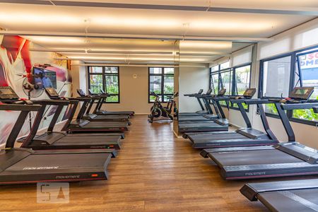 Apartamento para alugar com 50m², 1 quarto e 1 vaga Apartamento para alugar com 50m², 1 quarto e 1 vagaAcademia