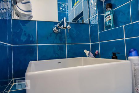 Banheiro suíte detalhe de apartamento à venda com 1 quarto, 45m² em Cerqueira César, São Paulo