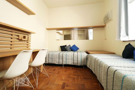 Dormitório. de kitnet/studio para alugar com 1 quarto, 25m² em Copacabana, Rio de Janeiro