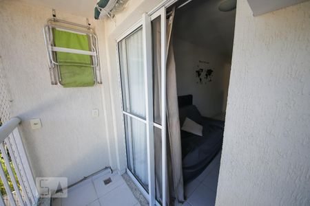 Varanda da Sala de apartamento à venda com 2 quartos, 60m² em Maceió, Niterói