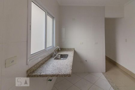 Cozinha de apartamento à venda com 2 quartos, 52m² em Utinga, Santo André