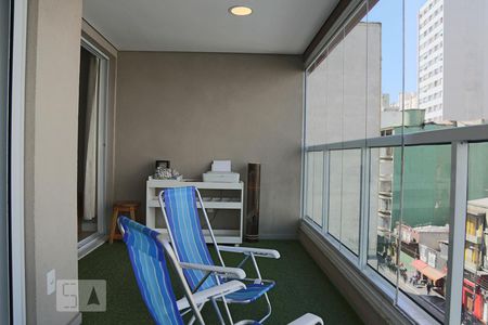 Varanda de kitnet/studio à venda com 1 quarto, 47m² em Consolação, São Paulo