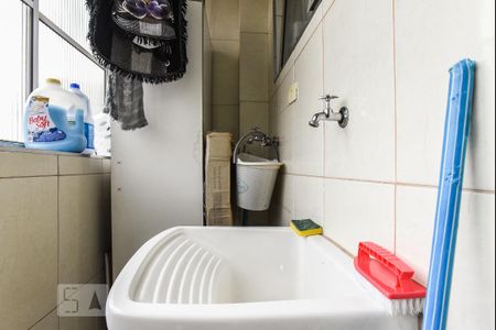 Área de Serviço de apartamento para alugar com 1 quarto, 64m² em Vila Euclides, São Bernardo do Campo
