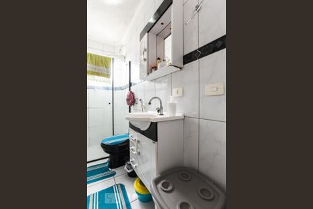 Banheiro de apartamento para alugar com 1 quarto, 64m² em Vila Euclides, São Bernardo do Campo
