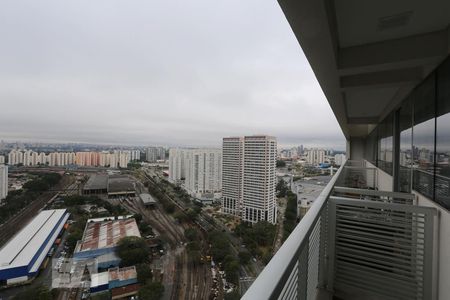 Vista da Sacada de kitnet/studio para alugar com 1 quarto, 34m² em Centro, Osasco