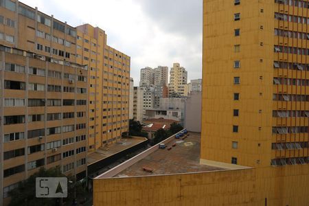 Vista da Varanda de kitnet/studio à venda com 1 quarto, 29m² em República, São Paulo