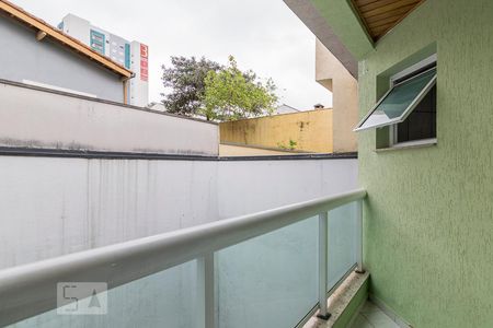 Varanda da Suite de apartamento à venda com 3 quartos, 80m² em Jardim Santo Antônio, Santo André