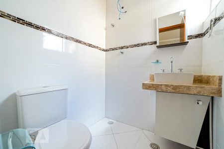 Banheiro da Suíte 2 de casa de condomínio para alugar com 2 quartos, 70m² em Vila Gustavo, São Paulo