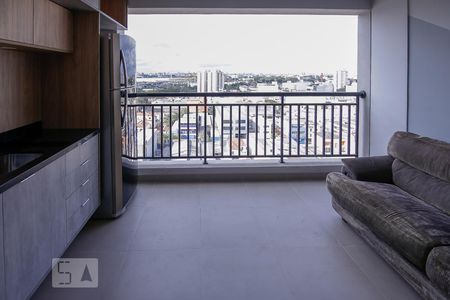 Varanda de kitnet/studio à venda com 1 quarto, 30m² em Bom Retiro, São Paulo