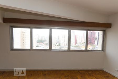 Janela da sala de apartamento para alugar com 2 quartos, 100m² em Mirandópolis, São Paulo